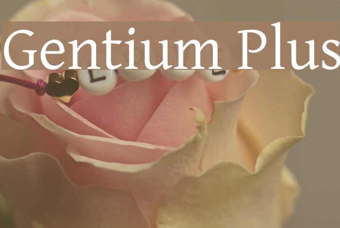 Gentium Plus Font examples