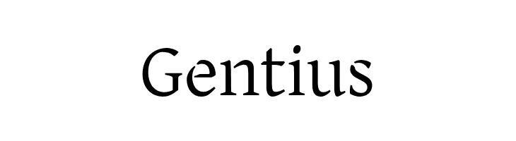 Gentius  Descarca Fonturi Gratis