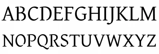Gentius Polices MAJUSCULES