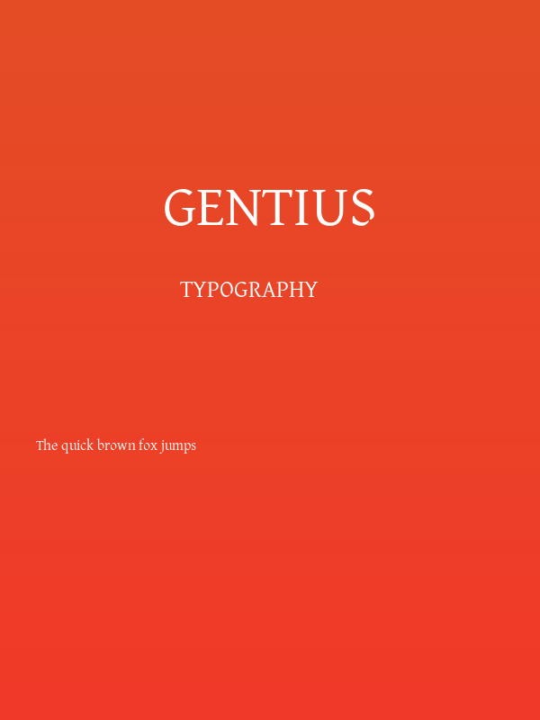 Gentius Poster