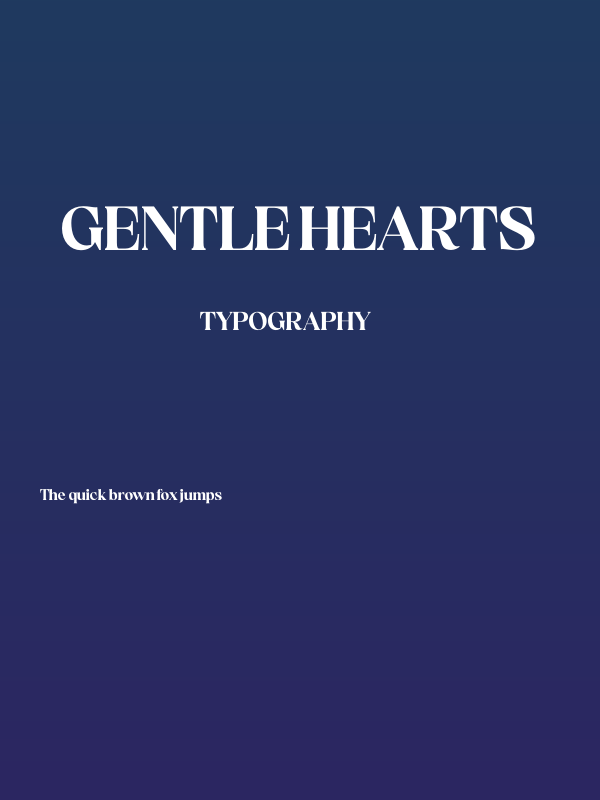 Gentle Hearts Poster