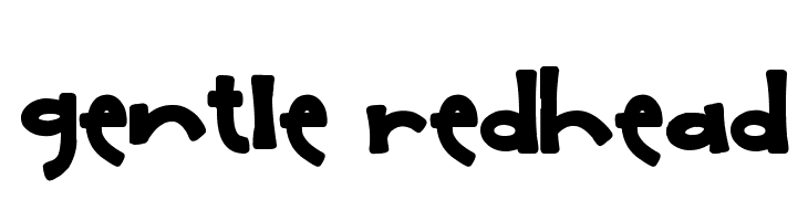 Gentle Redhead  免费字体下载