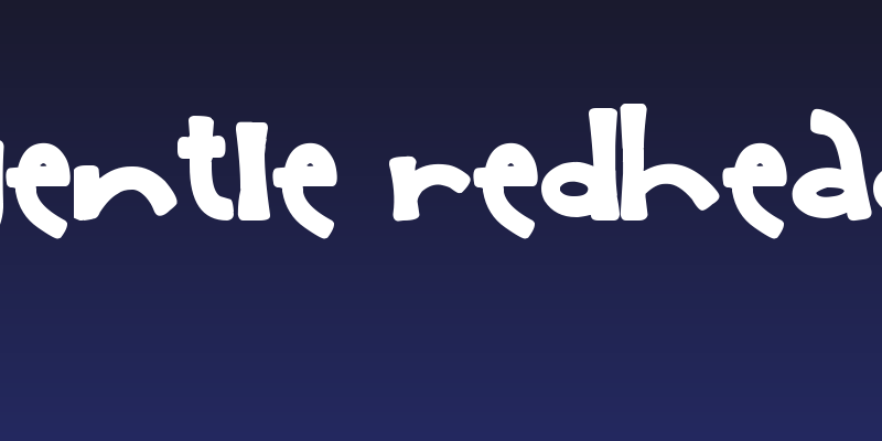 Gentle Redhead Social Header