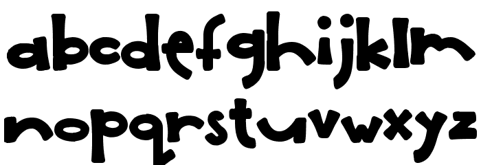 Gentle Redhead Font LOWERCASE