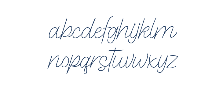 Gentle Signature Demo Lowercase