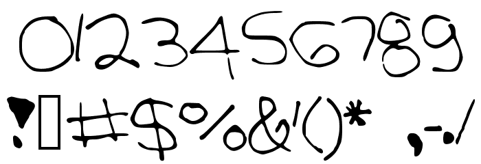 GentleGiant Font OTHER CHARS