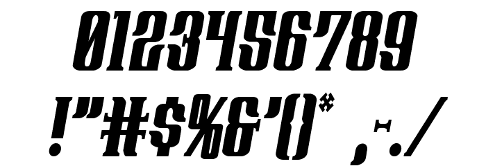 Gentleman Caller Condensed Italic Font OTHER CHARS