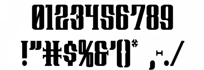 Gentleman Caller Condensed Font OTHER CHARS