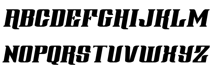 Gentleman Caller Expand Italic Font LOWERCASE