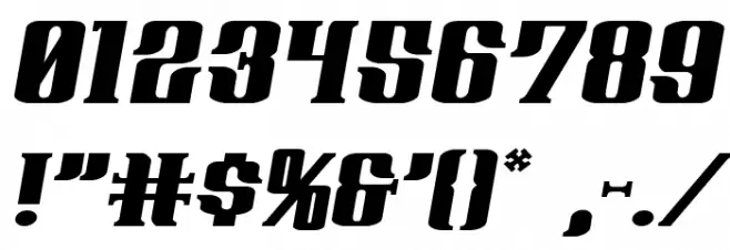 Gentleman Caller Expanded Italic Font OTHER CHARS