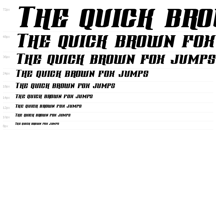 Gentleman Caller Expanded Italic Waterfall