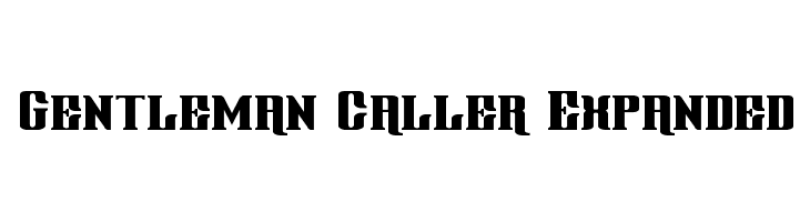 Gentleman Caller Expanded  नि: शुल्क फ़ॉन्ट्स डाउनलोड