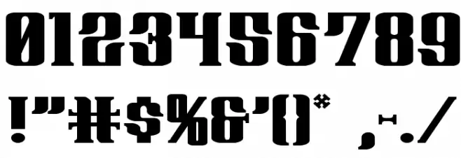 Gentleman Caller Expanded Font OTHER CHARS