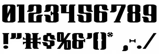 Gentleman Caller Expanded Font OTHER CHARS