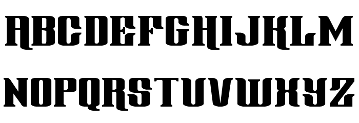 Gentleman Caller Expanded Font LOWERCASE