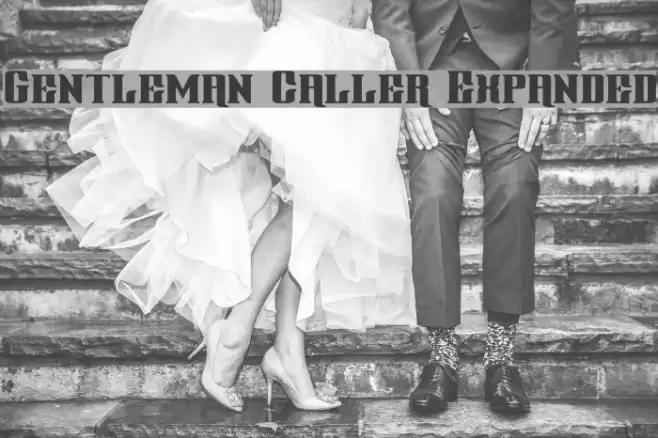 Gentleman Caller Expanded Font examples