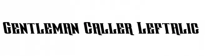 Gentleman Caller Leftalic 