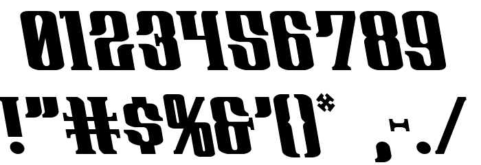 Gentleman Caller Leftalic Font OTHER CHARS