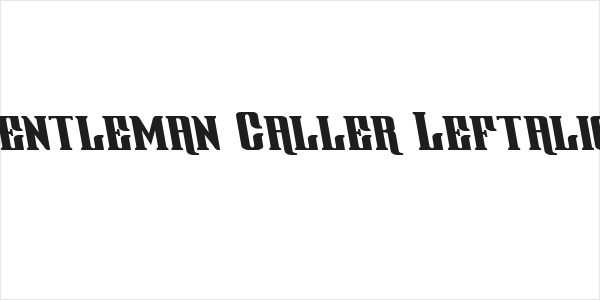 Gentleman Caller Leftalic Logo