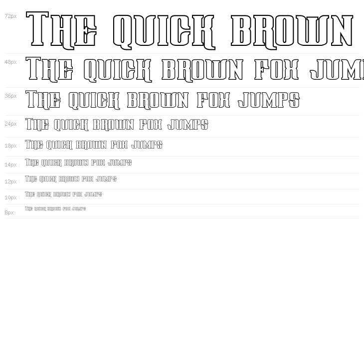 Gentleman Caller Outline Waterfall