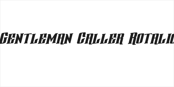 Gentleman Caller Rotalic Logo