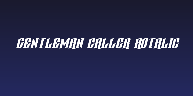 Gentleman Caller Rotalic Social Header
