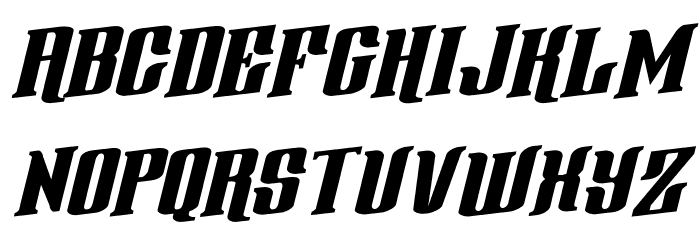 Gentleman Caller Rotalic Font LOWERCASE