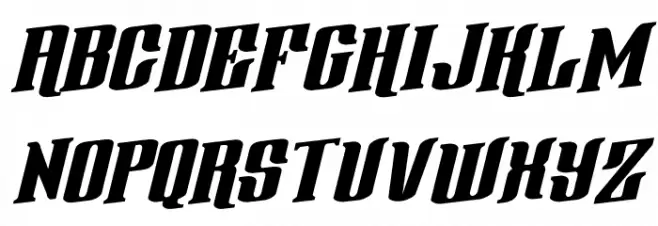 Gentleman Caller Rotalic Font LOWERCASE