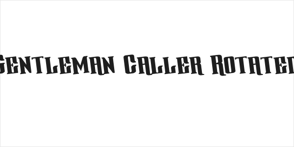 Gentleman Caller Rotated Logo