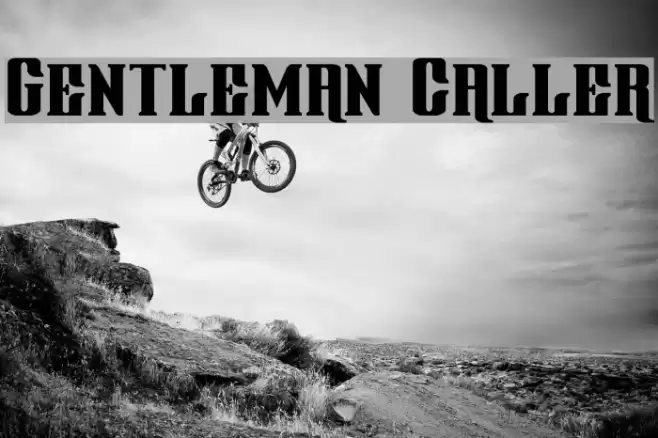 Gentleman Caller Font examples