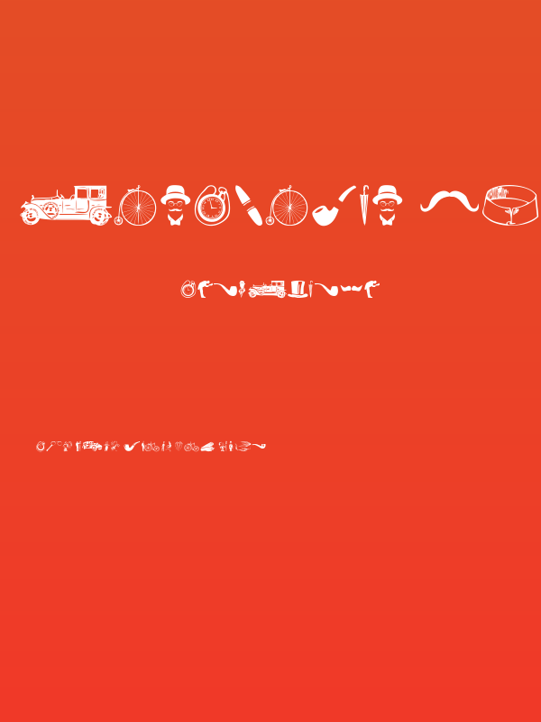 Gentleman Icons Poster