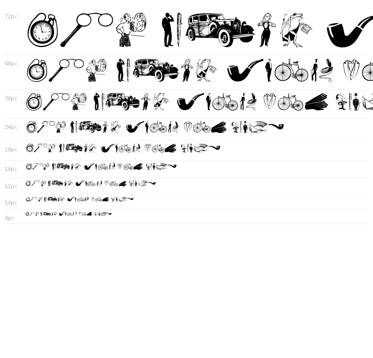 Gentleman Icons Waterfall