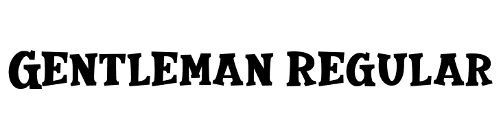 Gentleman Regular 字体