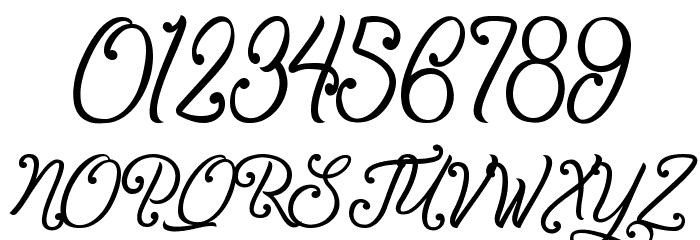 Gentleman in the Shadow Font OTHER CHARS
