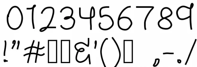 Gentleman Font OTHER CHARS