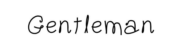 Gentleman  Frei Schriftart Herunterladen