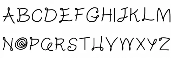Gentleman Schriftart Groß