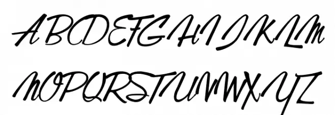 GentlemanontheRainbow 字体 大写