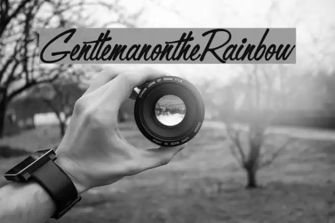 GentlemanontheRainbow Font examples