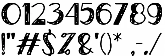 Gently Font OTHER CHARS