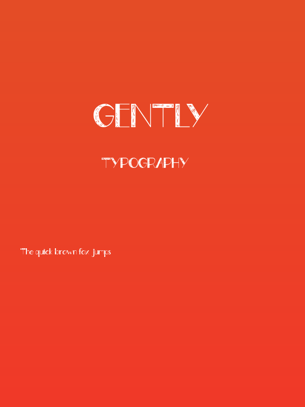 Gently Poster