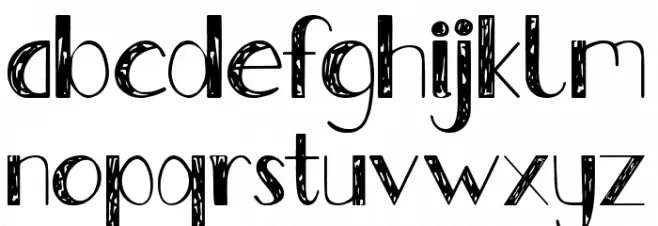 Gently Font LOWERCASE