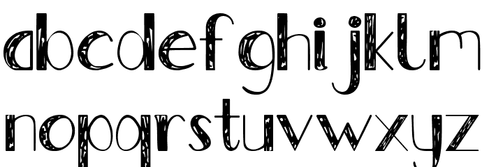 Gently Font LOWERCASE