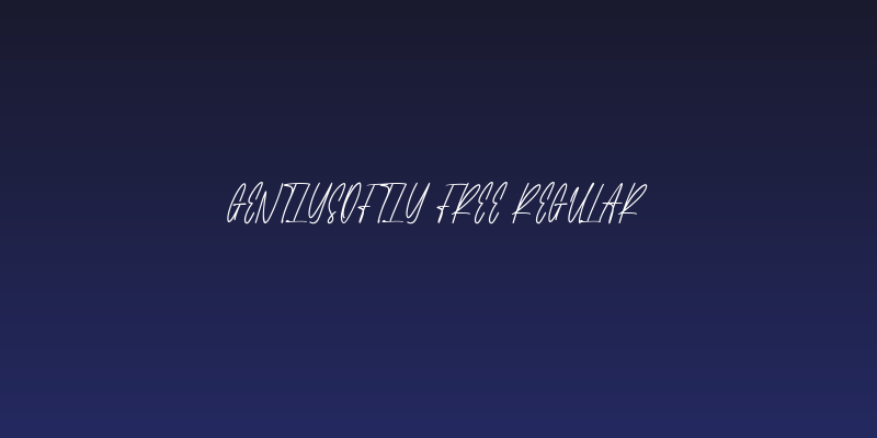 Gentlysoftly Free Regular Social Header