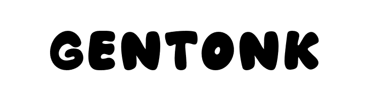 Gentonk  Frei Schriftart Herunterladen