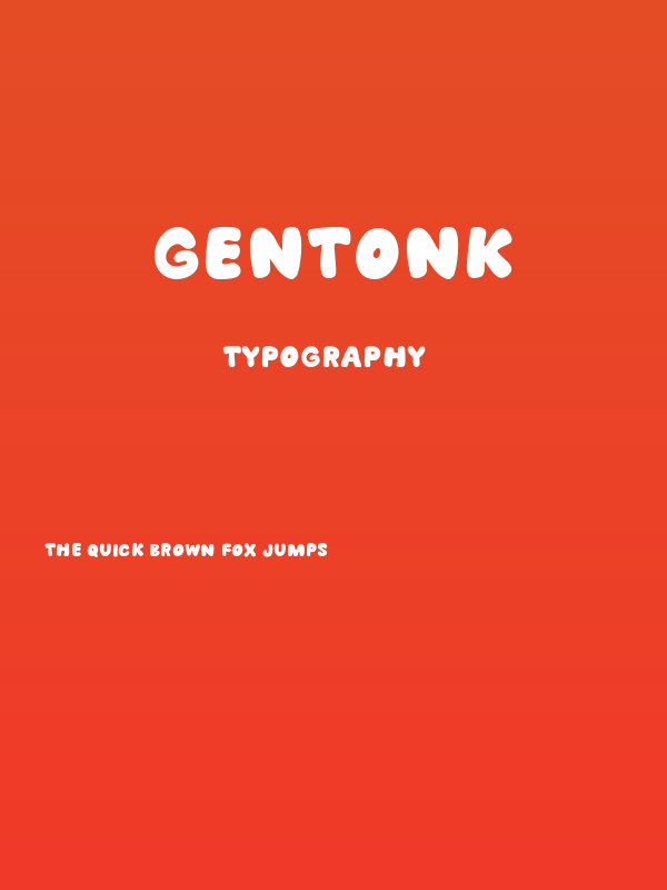 Gentonk Poster