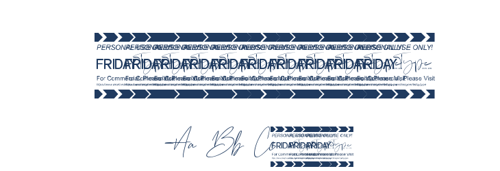 Gentrice Story Font Preview