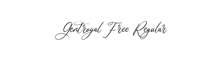 Gentroyal Free Regular  les polices de caract&egrave;res gratuit t�l�charger