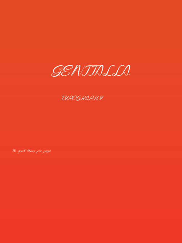 Genttalla Poster