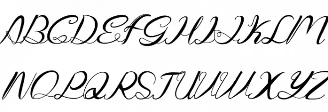 Genttalla 字体 大写